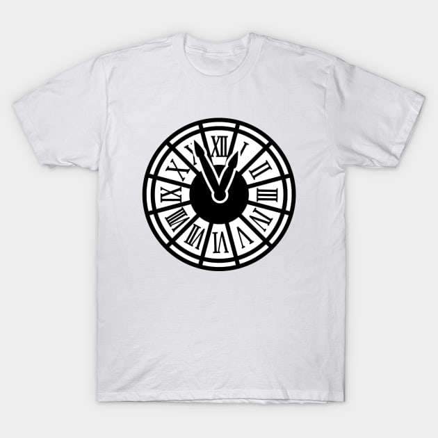 Roman Numerals Clock T-Shirt by AustralianMate